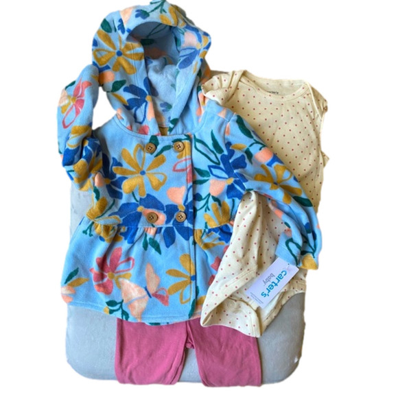 Carter's Other - Carter’s 3 piece set (12 months), Spring flowers